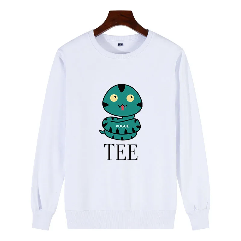 Comic Theme Print Fun snake New Women 100% Cotton Sweatshirt Full of Fun Casual Cool Personality O Neck Womens Pullover
Comic Theme Print Fun snake New Women 100% Cotton Sweatshirt Full of Fun Casual Cool Personality O Neck Womens Pullover