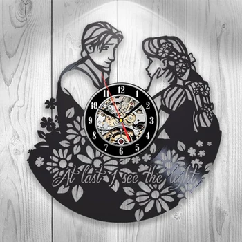 Vinyl Wall Clock Modern Design Prince and Princess Fairy Tales Cartoon Kids Clocks Wall Watch Home Decor Gift for Children
Vinyl Wall Clock Modern Design Prince and Princess Fairy Tales Cartoon Kids Clocks Wall Watch Home Decor Gift for Children