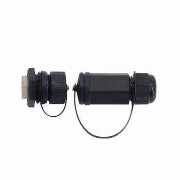 Rj45 8P shielded female socket with inner / out waterproof cover RJ45 M25 single head extend Long straight connector X10
Rj45 8P shielded female socket with inner / out waterproof cover RJ45 M25 single head extend Long straight connector X10