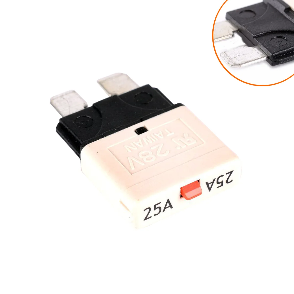 25AMP 28V DC CIRCUIT BREAKER TRIP FUSES STANDARD BLADE FUSE MANUAL RESET General Purpose Suitable For Vehicles
25AMP 28V DC CIRCUIT BREAKER TRIP FUSES STANDARD BLADE FUSE MANUAL RESET General Purpose Suitable For Vehicles