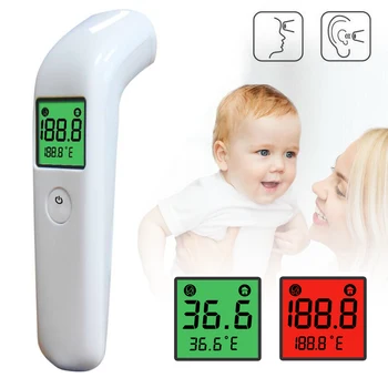 Forehead Infrared Thermometer No-contact Digital Thermometers for Forehead Measurement Temperature Meter Fevers Alarm Hogard
Forehead Infrared Thermometer No-contact Digital Thermometers for Forehead Measurement Temperature Meter Fevers Alarm Hogard