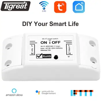 Smart Home Automation Wifi Switch Alexa Compatible Google Home Remote Control Interruptor wi-fi Module Tuya EU USA UK 110v 220v
Smart Home Automation Wifi Switch Alexa Compatible Google Home Remote Control Interruptor wi-fi Module Tuya EU USA UK 110v 220v