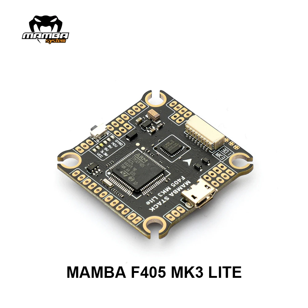 Diatone MAMBA Basic F405 MK3 Lite Полетный контроллер FC 50A 40A 4 в 1 8bit ESC 30 мм/M3 для 3-6S гоночного