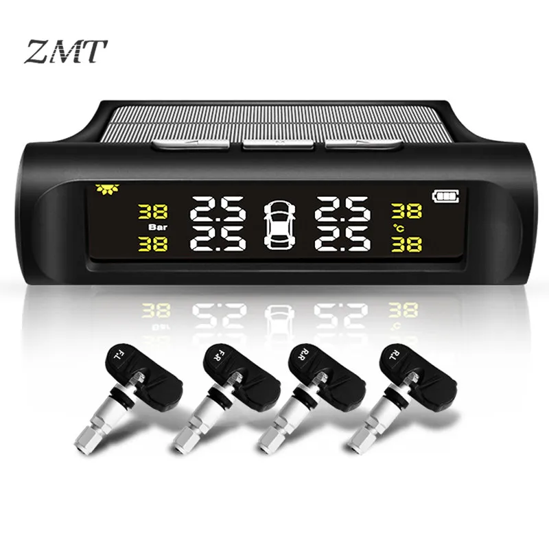 Wireless Solar Built-in Tire Pressure Monitor Auto TPMS Tyre Pressure Detector Sercuity Alarm Sensor English Package P0248
Wireless Solar Built-in Tire Pressure Monitor Auto TPMS Tyre Pressure Detector Sercuity Alarm Sensor English Package P0248