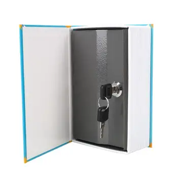 Locker Box Book Shape Money Compact with Lock and Key Permium Medications Stash Box Universal Safe Box Protection Coins
Locker Box Book Shape Money Compact with Lock and Key Permium Medications Stash Box Universal Safe Box Protection Coins