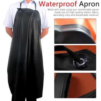 120*90cm Lengthen PVC Leather Cooking Baking Aprons Waterproof Oil-Proof Kitchen Restaurant Aprons Industry Thickening Aprons 
120*90cm Lengthen PVC Leather Cooking Baking Aprons Waterproof Oil-Proof Kitchen Restaurant Aprons Industry Thickening Aprons