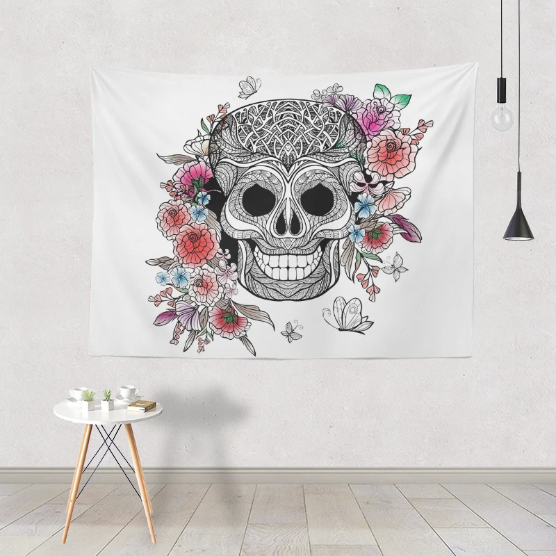 Psychedelic Sexy Tapestry Skull Flower Line Geometric Wall Hanging Dormitory Living Room Decoration Polyester Non-Slip Yoga Mat
Psychedelic Sexy Tapestry Skull Flower Line Geometric Wall Hanging Dormitory Living Room Decoration Polyester Non-Slip Yoga Mat