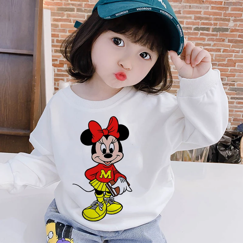 Disney Mickey Minnie Cute Cartoon Print Hoodie Fashion Autumn Winter Long Sleeve Top Boys And Girls Children Clothing Sweatshir
Disney Mickey Minnie Cute Cartoon Print Hoodie Fashion Autumn Winter Long Sleeve Top Boys And Girls Children Clothing Sweatshir