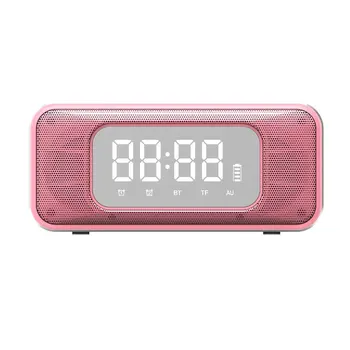 Hot Sales BT503 Alarm Clock Wireless Speaker Mini Dual Speaker Mirror Clock Card Subwoofer Small portable Speaker
Hot Sales BT503 Alarm Clock Wireless Speaker Mini Dual Speaker Mirror Clock Card Subwoofer Small portable Speaker