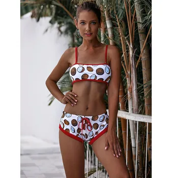 Coconut Print Swim Suit with Boyshorts 2020 New Female Ladies Sporty Women's Athletic Swimwear Padded Two-Piece Swimsuits
Coconut Print Swim Suit with Boyshorts 2020 New Female Ladies Sporty Women's Athletic Swimwear Padded Two-Piece Swimsuits