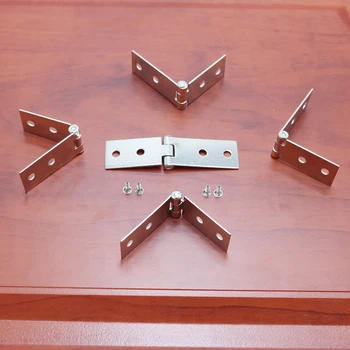 2Pcs Cabinet Door Luggage Hinges 4 Holes Jewelry Wood Boxes Hinges Furniture Decoration with Screws 74*20mm Sliver
2Pcs Cabinet Door Luggage Hinges 4 Holes Jewelry Wood Boxes Hinges Furniture Decoration with Screws 74*20mm Sliver