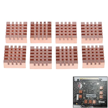8pcs/set RAM Copper Memory Heat Sink Graphics Card Cooling Radiator Computer accelerates heat dissipation
8pcs/set RAM Copper Memory Heat Sink Graphics Card Cooling Radiator Computer accelerates heat dissipation
