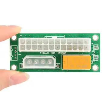 24Pin to 4Pin ATX Molex Power Supply Sync Synchronous Starter Extender Card Dual PSU Adapter for Litecoin Bitcoin Miner
24Pin to 4Pin ATX Molex Power Supply Sync Synchronous Starter Extender Card Dual PSU Adapter for Litecoin Bitcoin Miner