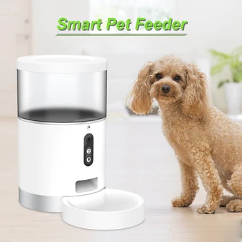 4L Auto Pet Feeder Dog Food Dispenser Cat Feeder Wi-Fi Enabled Smart Pet Feeder for Small Pets App Control
4L Auto Pet Feeder Dog Food Dispenser Cat Feeder Wi-Fi Enabled Smart Pet Feeder for Small Pets App Control