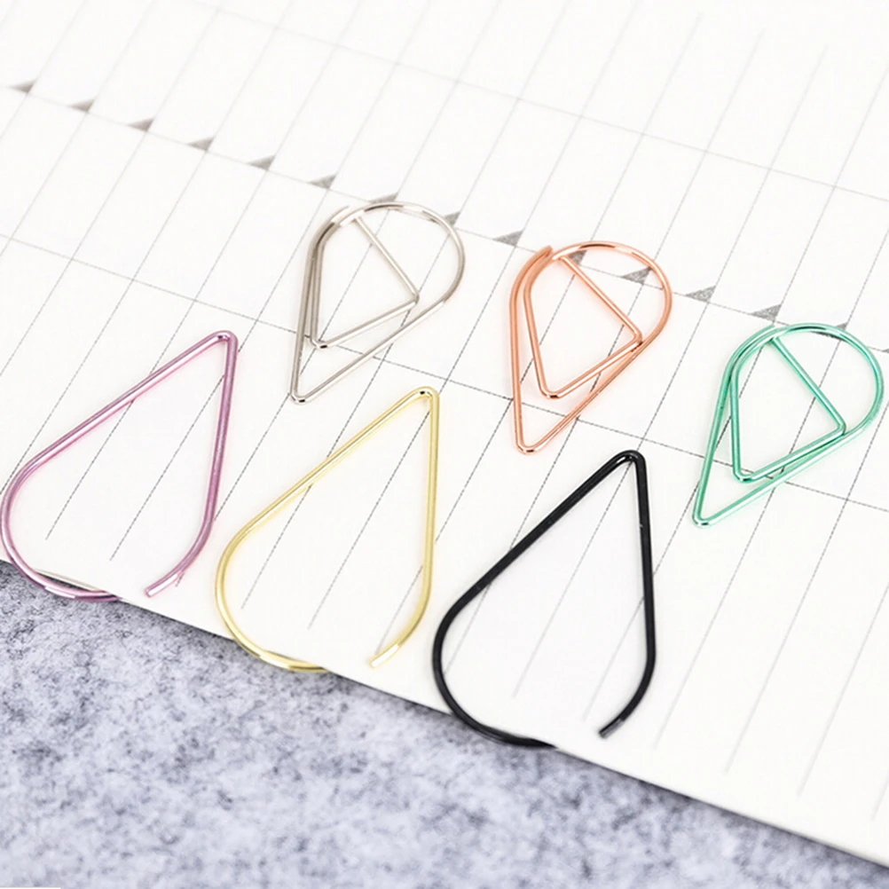 10PCS 1.5*2.5cm Metal Water Drop Shape Bookmark Memo Books Marking Clip Modeling Book Marks Office School Stationery Supplies
10PCS 1.5*2.5cm Metal Water Drop Shape Bookmark Memo Books Marking Clip Modeling Book Marks Office School Stationery Supplies
