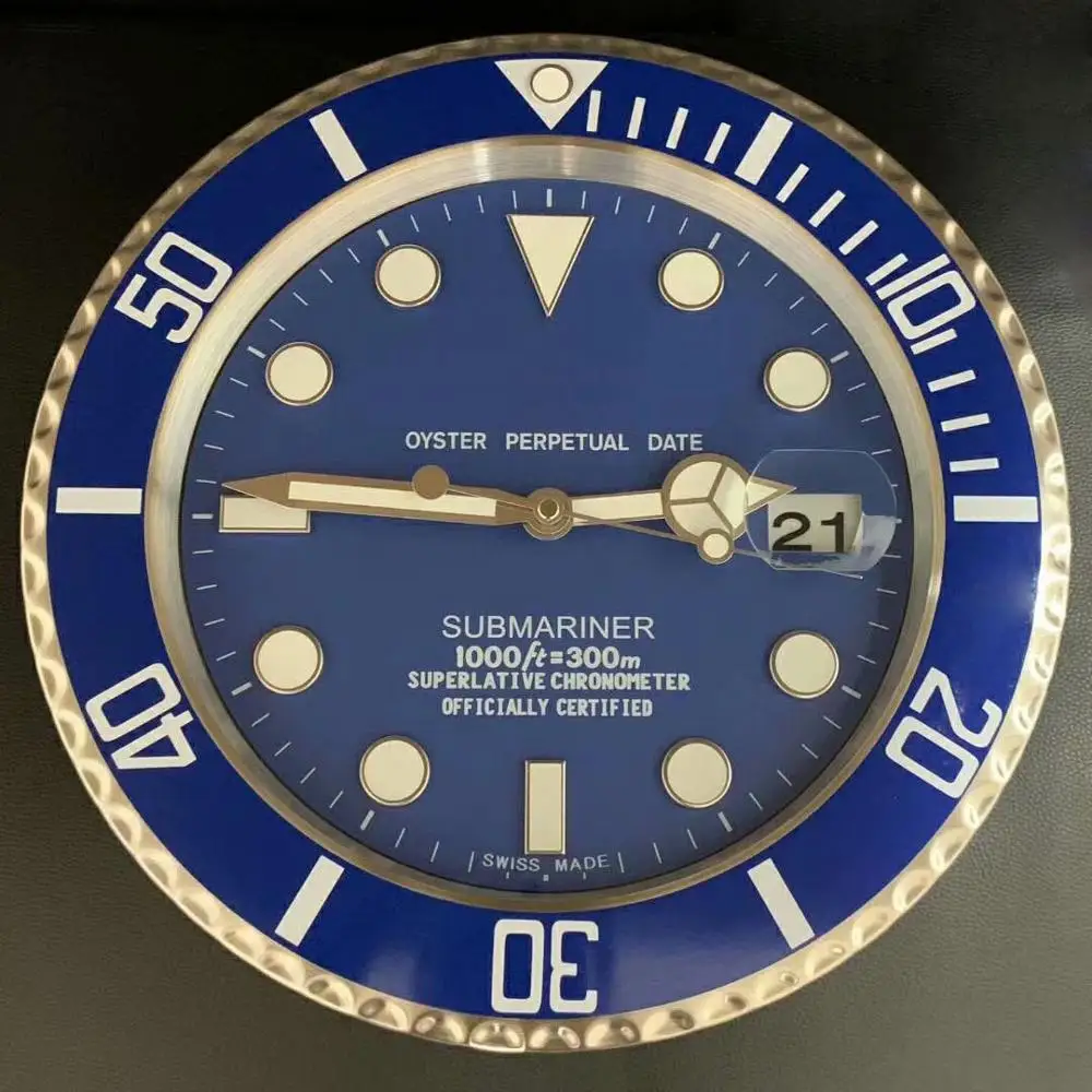 Metal Art Watch Clock Luminous Function Top Quality Watch Home Decor Wall Clocks with Corresponding Logos Cosmograph Series
Metal Art Watch Clock Luminous Function Top Quality Watch Home Decor Wall Clocks with Corresponding Logos Cosmograph Series