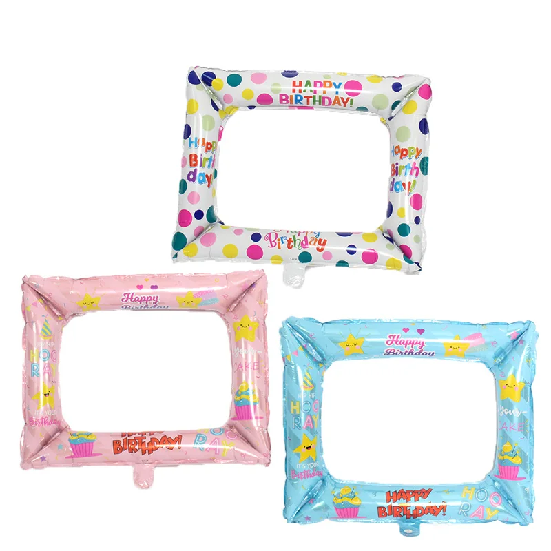 1pc New Photo Frame Aluminium Foil Balloons for Happy Birthday Family Party Photo Booth Event Party Decoration Supplies Globos
1pc New Photo Frame Aluminium Foil Balloons for Happy Birthday Family Party Photo Booth Event Party Decoration Supplies Globos