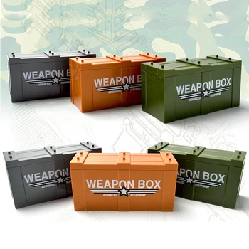 Single Sale Military Weapon Pack Box Part sWW2 Army Soldier Accessories SWAT Model Building Blocks Brick Kits Toys for Children
Single Sale Military Weapon Pack Box Part sWW2 Army Soldier Accessories SWAT Model Building Blocks Brick Kits Toys for Children