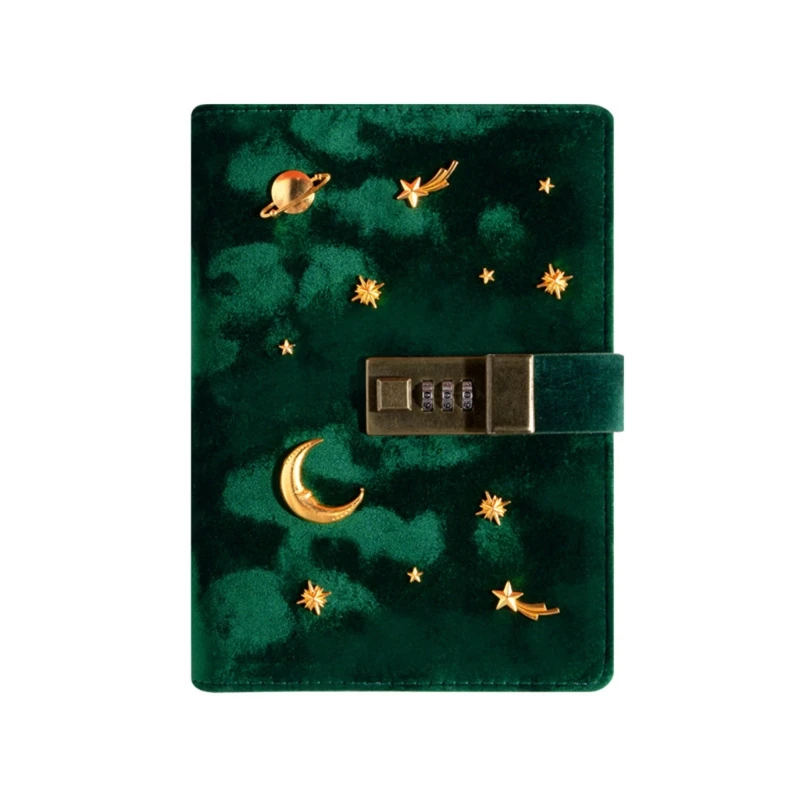 B6 Suede Travel Notebook with Combination Lock Password Moon Star Agenda Journal
B6 Suede Travel Notebook with Combination Lock Password Moon Star Agenda Journal