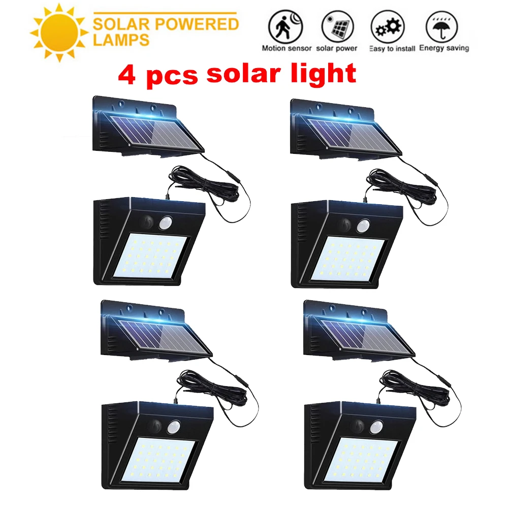 2/4pcs 100/56/30 LED solar powered light by IPR motion sensor LED landscape solar garden street light split mount indoor home se
2/4pcs 100/56/30 LED solar powered light by IPR motion sensor LED landscape solar garden street light split mount indoor home se