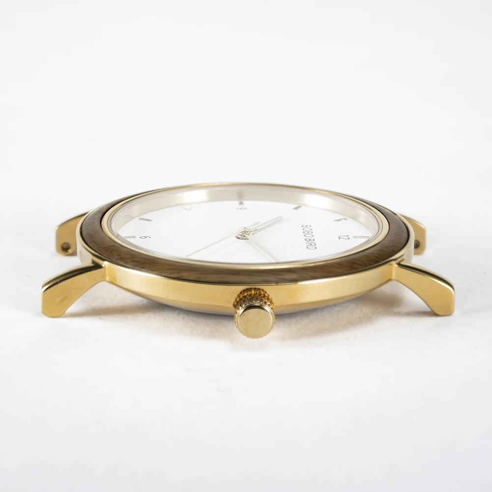 BOBO BIRD Ladies Fashion Wooden Inlay Watch with Leather Strap BOBO BIRD Ladies Fashion Wooden Inlay Watch with Leather Strap