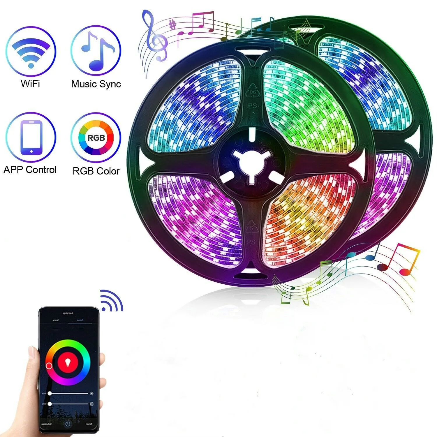 Smart Pixel LED Light Controller, WiFi for LED Strip Support Driver IC (DC 5-24V) LED Strip Lights RGB Flexible Tape Bedroom
Smart Pixel LED Light Controller, WiFi for LED Strip Support Driver IC (DC 5-24V) LED Strip Lights RGB Flexible Tape Bedroom