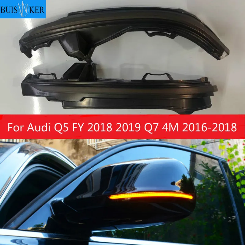LED Rearview Mirror Dynamic Indicator Blinker Repeater Light For Audi Q5 FY 2018 2019 Q7 4M 2016-2018
LED Rearview Mirror Dynamic Indicator Blinker Repeater Light For Audi Q5 FY 2018 2019 Q7 4M 2016-2018