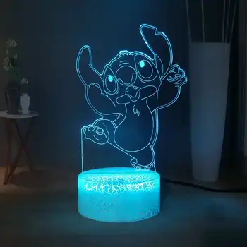Creative Stitch Decor Cute Girls LED Bedroom Sleep Night Light Cartoon RGB Multicolor LED Bedside Atmosphere Lamp Child Gift
Creative Stitch Decor Cute Girls LED Bedroom Sleep Night Light Cartoon RGB Multicolor LED Bedside Atmosphere Lamp Child Gift