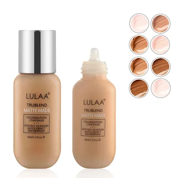 Natural Liquid Foundation Makeup Brighten Nude Face Cover Concealer Soft Matte Long Wear Oil Control Foundation Primer
Natural Liquid Foundation Makeup Brighten Nude Face Cover Concealer Soft Matte Long Wear Oil Control Foundation Primer