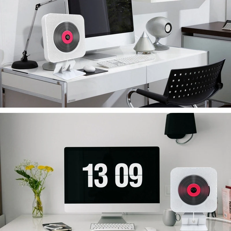 Wall-Mounted Bluetooth CD Player Bluetooth Prenatal Education Speaker Sounds Cd English Learning Machine (EU Plug)
Wall-Mounted Bluetooth CD Player Bluetooth Prenatal Education Speaker Sounds Cd English Learning Machine (EU Plug)