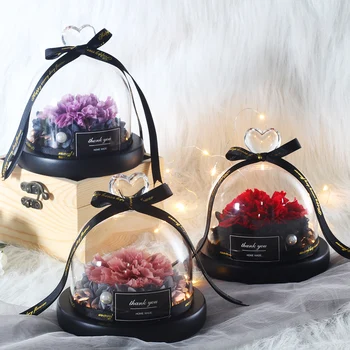 Mother's Day gift Real Carnation In Flask Glass Dome Real Carnation Beauty And The Beast Eternal Preserved Carnation Three Color
Mother's Day gift Real Carnation In Flask Glass Dome Real Carnation Beauty And The Beast Eternal Preserved Carnation Three Color