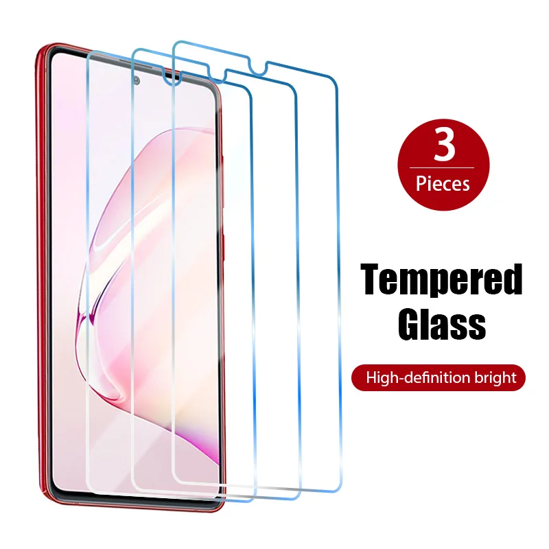 Закаленное стекло 3 шт. для Galaxy A6 A8 Plus A7 A9 2018 Защита экрана Samsung A50 A60 A40 A30 A20 A10 |