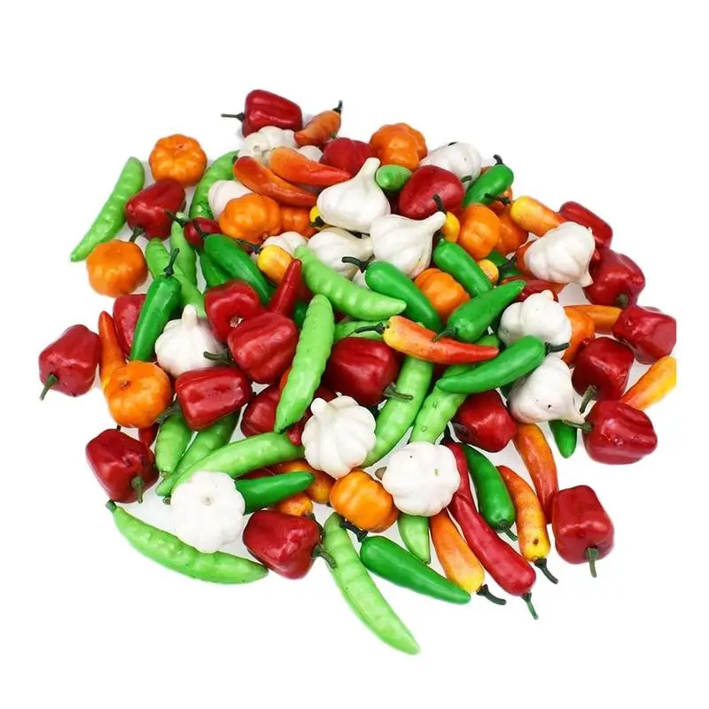 Simulation Vegetable Model Mini Fruits Food Doll House Kitchen Decor Kits Green Pepper Garlic Kid Early Education Cognitive Toys
Simulation Vegetable Model Mini Fruits Food Doll House Kitchen Decor Kits Green Pepper Garlic Kid Early Education Cognitive Toys