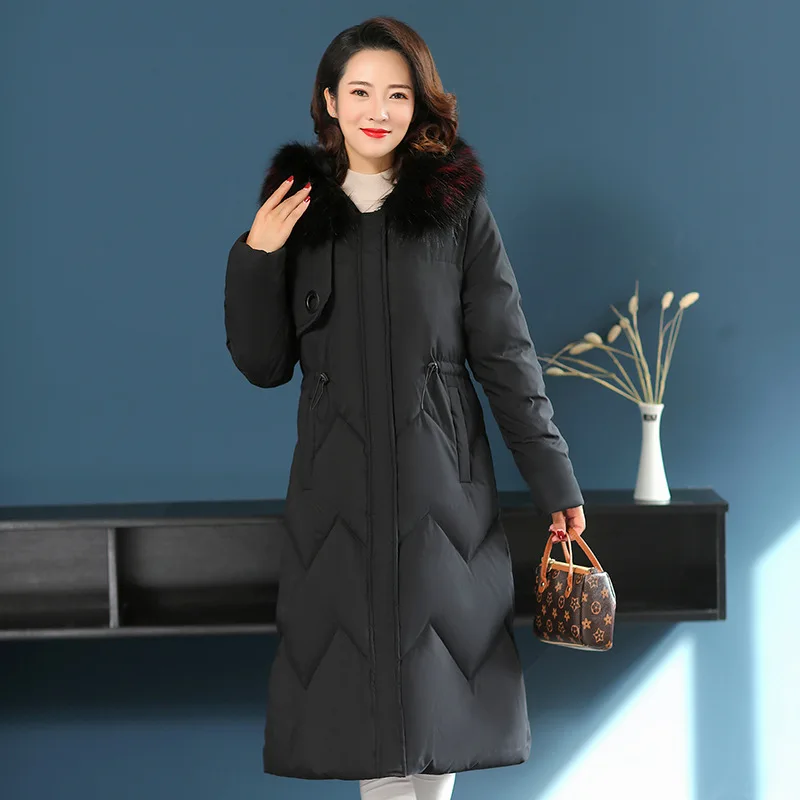 2019 Winter New Style down Feather Cotton-padded Clothes Women's Mid-length Middle-aged Women Dress Warm Fashion Cotton Coat Wom 
2019 Winter New Style down Feather Cotton-padded Clothes Women's Mid-length Middle-aged Women Dress Warm Fashion Cotton Coat Wom