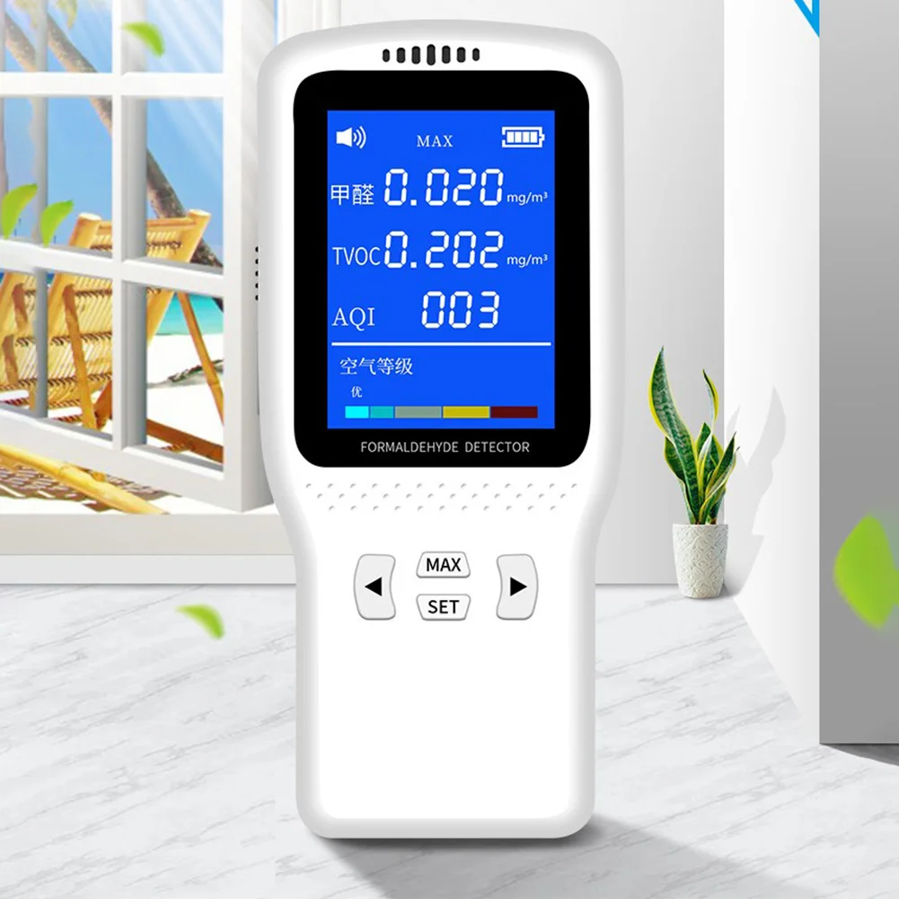 Portable HCHO TVOC Office Meter Professional Accurate Analyzer Tester 3D Convection Air Quality Detector Home LED Display
Portable HCHO TVOC Office Meter Professional Accurate Analyzer Tester 3D Convection Air Quality Detector Home LED Display