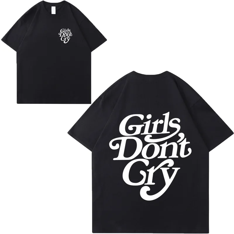 2020 "Girls Don't Cry " Summer Tshirt Men and Women Loose Casual Harajuku Oversize T Shirt Streetwear White Pure Cotton Tees 
2020 "Girls Don't Cry " Summer Tshirt Men and Women Loose Casual Harajuku Oversize T Shirt Streetwear White Pure Cotton Tees