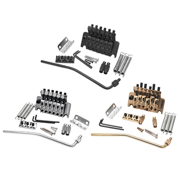 Electric Guitar Tremolo Bridge Systems with Logo Double Locking Edge with Whammy Bar
Electric Guitar Tremolo Bridge Systems with Logo Double Locking Edge with Whammy Bar