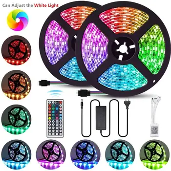 10m LED Strip Light IP65 Waterproof with 44keys Remote Control RGB (Can Adjust the White Light) Flexible Tape Ribbon Lamp
10m LED Strip Light IP65 Waterproof with 44keys Remote Control RGB (Can Adjust the White Light) Flexible Tape Ribbon Lamp