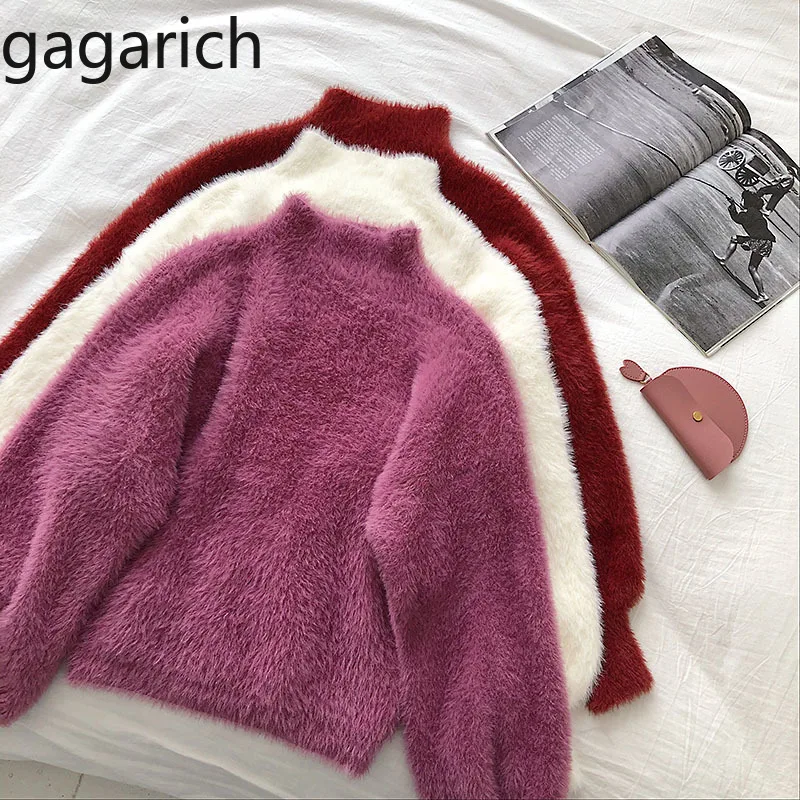 Gagarich Sweater Winter 2020 New Korean Style Chic Gentle Solid Color Loose Joker Female Pullovers Sueter Mujer Invierno
Gagarich Sweater Winter 2020 New Korean Style Chic Gentle Solid Color Loose Joker Female Pullovers Sueter Mujer Invierno
