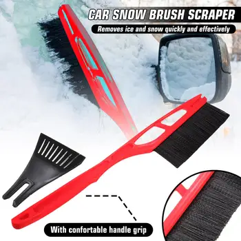 Car Ice Scraper Winter Snow Cleaner Shovel Handle Brush 2 in 1 Front Rear Window Screen Mirror Deicing Cleaning Scraping Tool
Car Ice Scraper Winter Snow Cleaner Shovel Handle Brush 2 in 1 Front Rear Window Screen Mirror Deicing Cleaning Scraping Tool