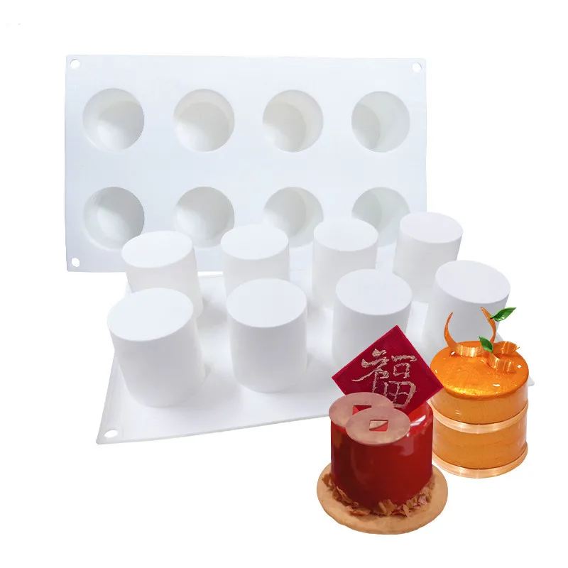 8 Holes Round Quare Cube Silicone Cake Decorating Mold For Baking Mould Dessert Mousse Pastry Pan Bakewar Bakvormen Tools
8 Holes Round Quare Cube Silicone Cake Decorating Mold For Baking Mould Dessert Mousse Pastry Pan Bakewar Bakvormen Tools