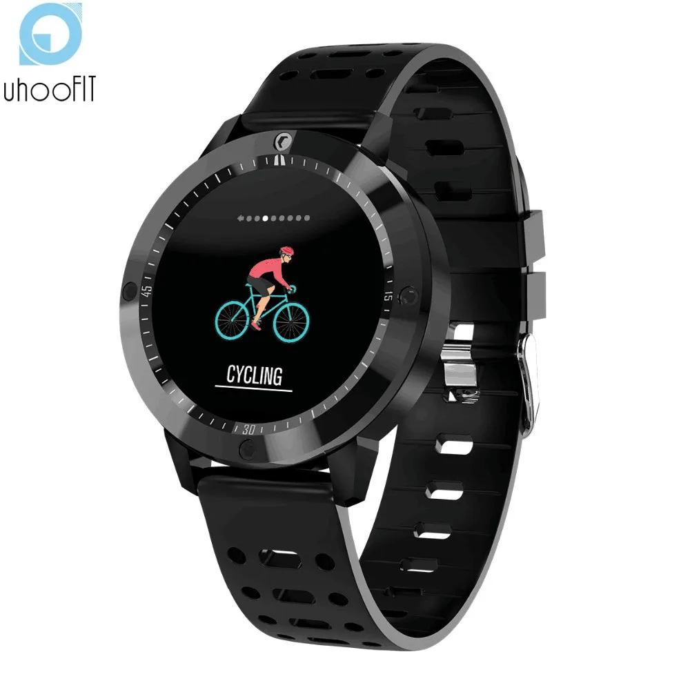 UHOOFIT IP67 водонепроницаемый CF58 Смарт-часы закаленное стекло активности Фитнес