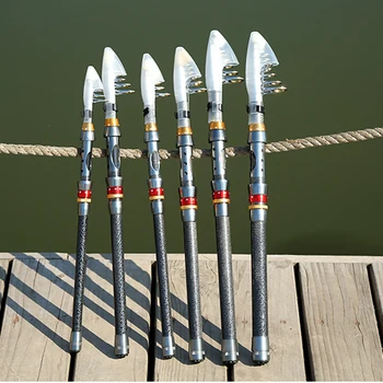 Free shipping Sea Pole Carbon FRP Material Fishing Rod Quality 2.1m - 3.6m Telescopic fishing rod carbon fiber Spinning Rod
Free shipping Sea Pole Carbon FRP Material Fishing Rod Quality 2.1m - 3.6m Telescopic fishing rod carbon fiber Spinning Rod