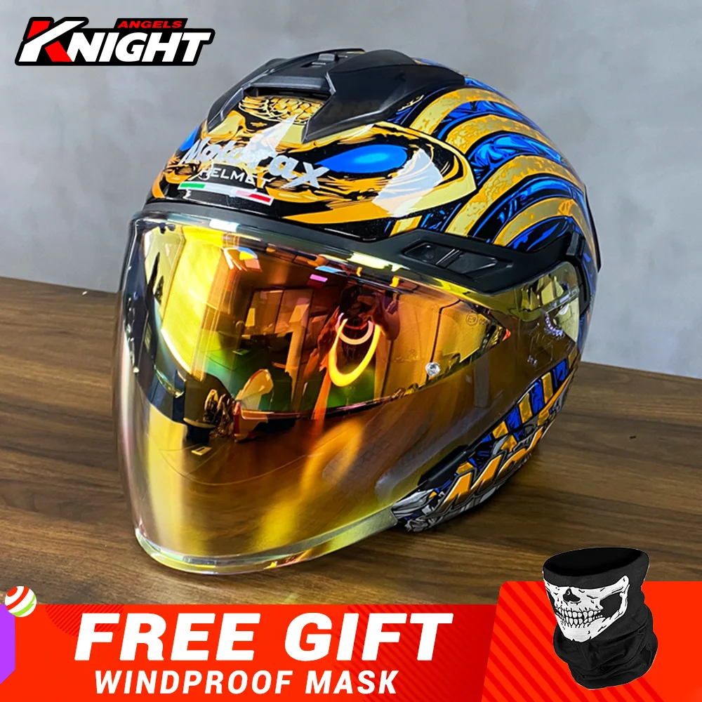 Мотоциклетный шлем MOTORAX Casco Moto, цветной шлем с двойными линзами, с открытым лицом, в горошек, сертификация мотокросса, Фараона
Мотоциклетный шлем MOTORAX Casco Moto, цветной шлем с двойными линзами, с открытым лицом, в горошек, сертификация мотокросса, Фараона