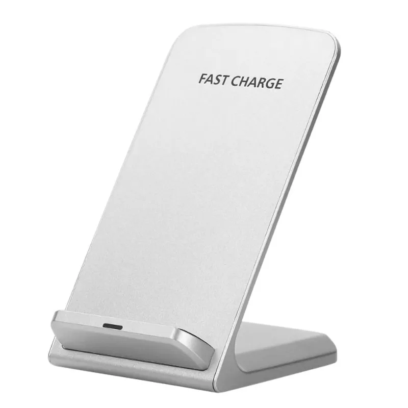 

Eshowee 10W Wireless Charger Stand QI Certified Dual Coils Fast Charging Dock Station For IPhone and All QI-enabled Cell Phones