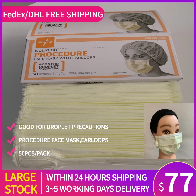 50pcs Isolation Procedure Face Mask With Earloops Disposable Mask Anti Pollution Mask For Hair Stylist Dispatch Within 24 Hours
50pcs Isolation Procedure Face Mask With Earloops Disposable Mask Anti Pollution Mask For Hair Stylist Dispatch Within 24 Hours