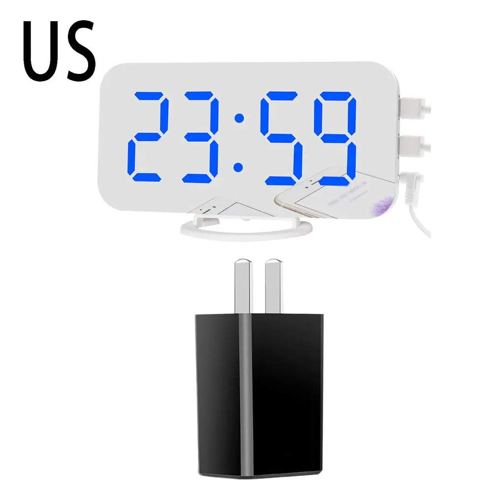 Creative Mirrored Electronic Snooze Alarm Clock Alarm Clock LED Display Hotel Clock Mobile Phone Charging Mirror
Creative Mirrored Electronic Snooze Alarm Clock Alarm Clock LED Display Hotel Clock Mobile Phone Charging Mirror