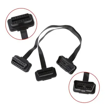 Black Splitter Extension Cable 16 Pin OBD2 Flat Thin Diagnostic Tools Reliable
Black Splitter Extension Cable 16 Pin OBD2 Flat Thin Diagnostic Tools Reliable