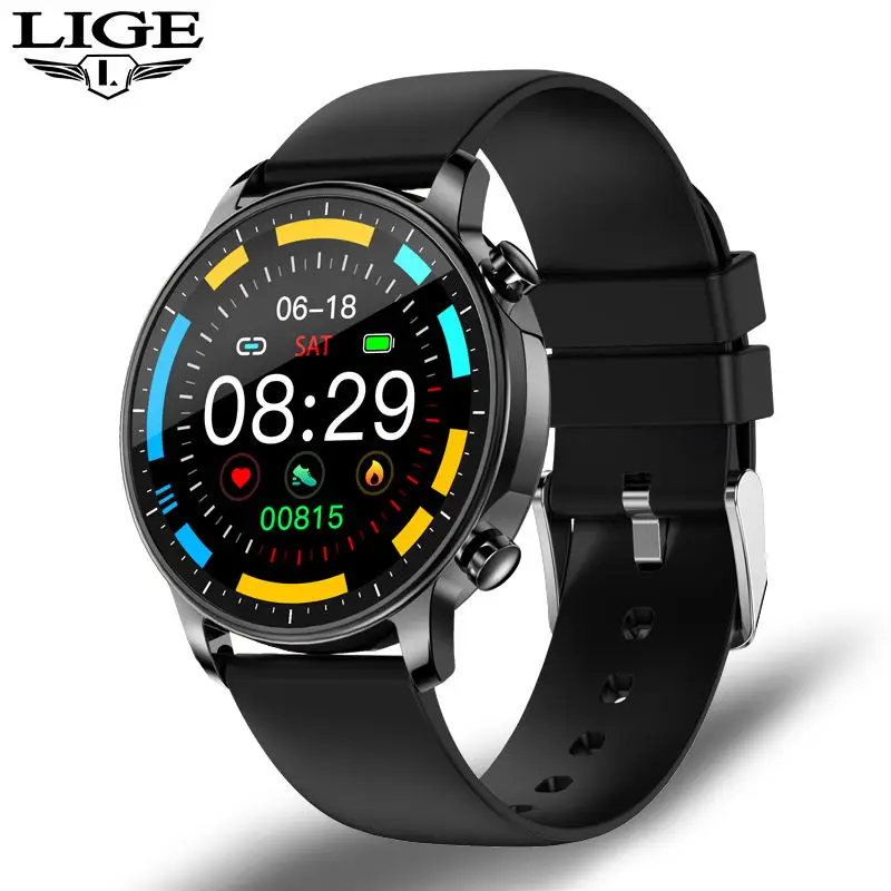 LIGE New Smart Watch Heart Rate Blood Oxygen Monitoring Multi-Sports Mode Information Reminder IP67 Waterproof Smart Watch Men
LIGE New Smart Watch Heart Rate Blood Oxygen Monitoring Multi-Sports Mode Information Reminder IP67 Waterproof Smart Watch Men