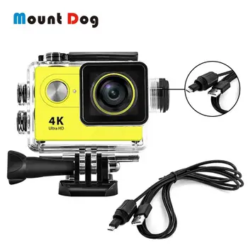 

Waterproof Housing Case Charger Shell With USB Cable Diving 30M for Sj7000 WiFi SJ4000 EKEN H9 Go Action Pro Camera Accessories